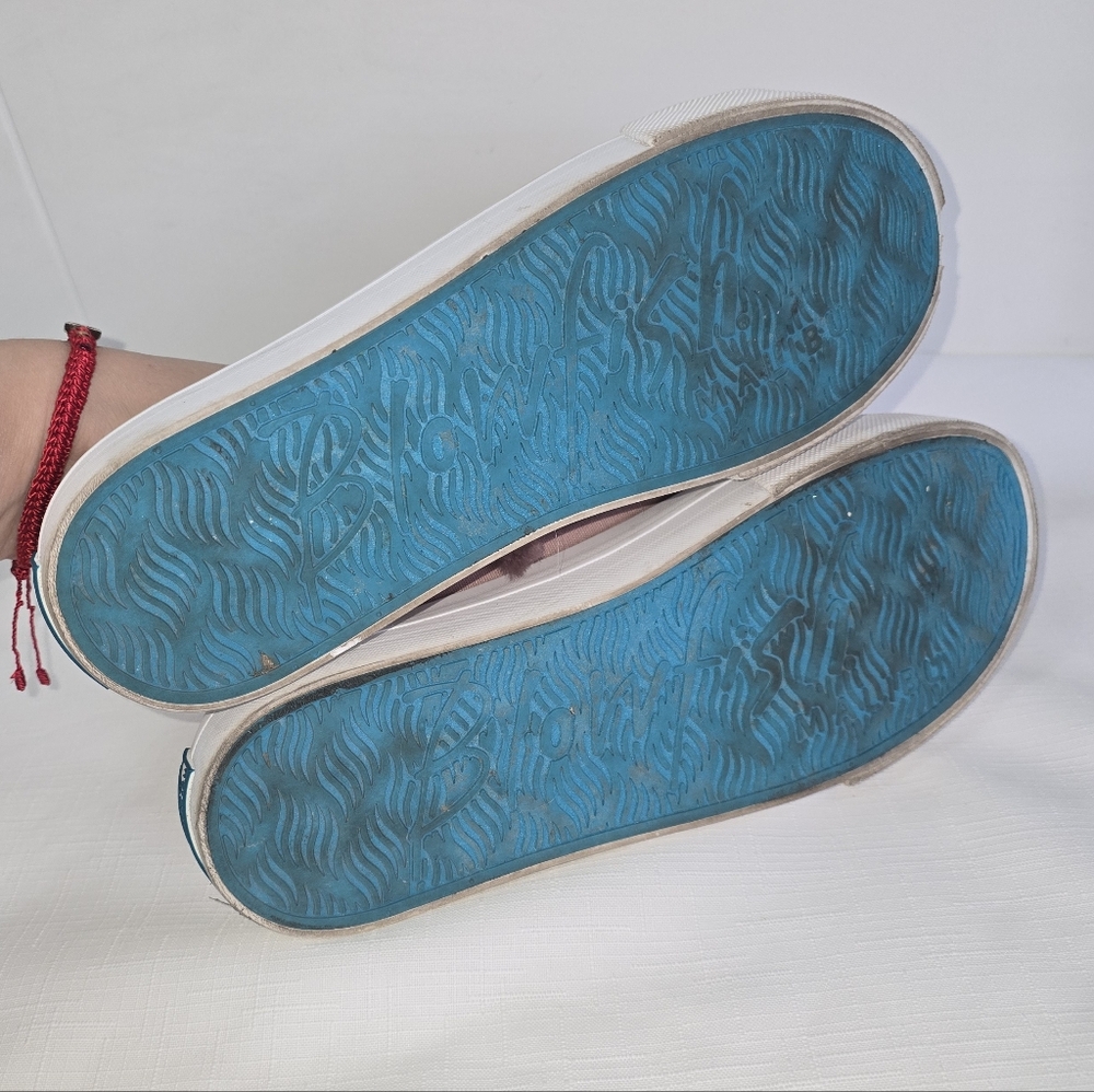 Blowfish Canvas mules Sneakers Casual Lace-Up Sz 8.5 - Picture 5 of 11